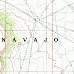 United States Geological Survey First Flat Mesa, AZ (1991, 24000-Scale) digital map