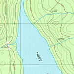 United States Geological Survey First Musquacook Lake, ME (1986, 24000-Scale) digital map