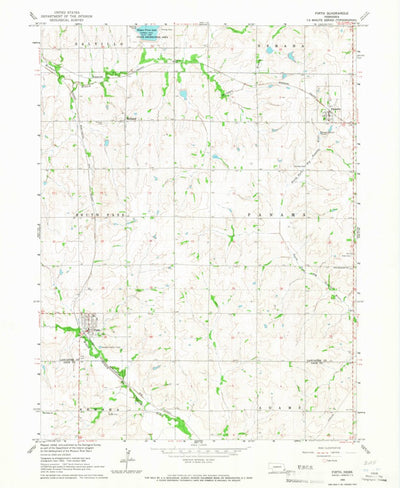 United States Geological Survey Firth, NE (1965, 24000-Scale) digital map