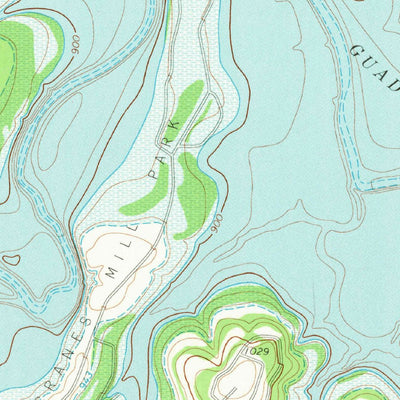 United States Geological Survey Fischer, TX (1963, 24000-Scale) digital map