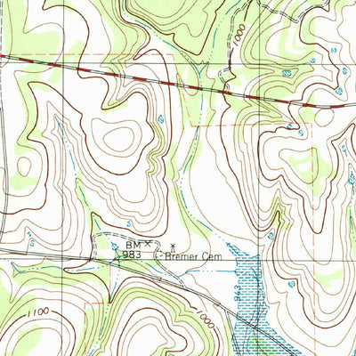 United States Geological Survey Fischer, TX (1989, 24000-Scale) digital map