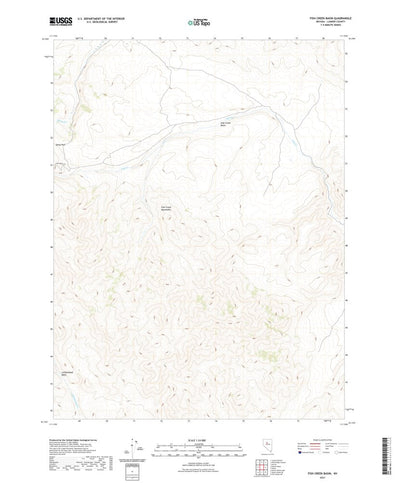 United States Geological Survey Fish Creek Basin, NV (2021, 24000-Scale) digital map