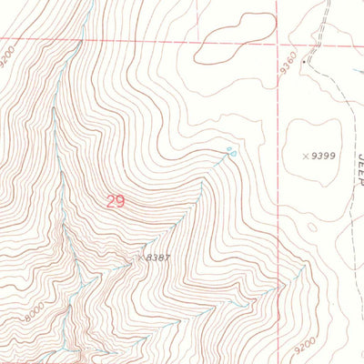 United States Geological Survey Fish Creek, CO (1972, 24000-Scale) digital map