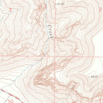 United States Geological Survey Fish Creek, CO (1972, 24000-Scale) digital map