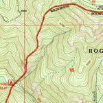 United States Geological Survey Fish Creek Desert, OR (1997, 24000-Scale) digital map