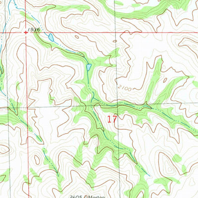 United States Geological Survey Fish Creek Lake, ND (1980, 24000-Scale) digital map