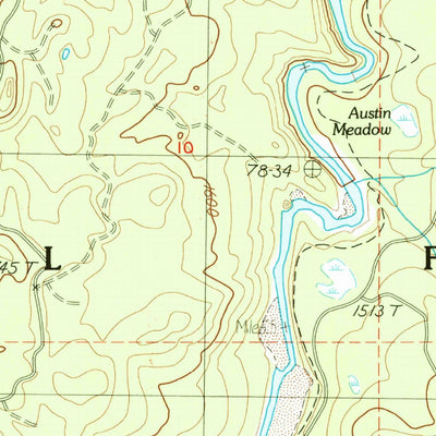 United States Geological Survey Fish Creek Mountain, OR (1985, 24000-Scale) digital map