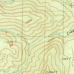 United States Geological Survey Fish Creek Mountain, OR (1985, 24000-Scale) digital map