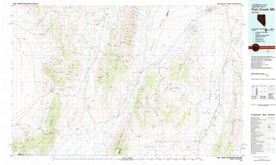 United States Geological Survey Fish Creek Mountains, NV (1982, 100000-Scale) digital map
