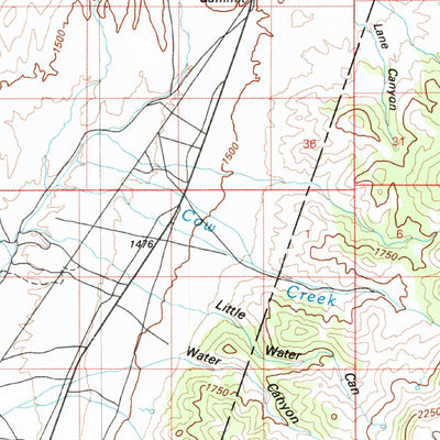 United States Geological Survey Fish Creek Mountains, NV (1982, 100000-Scale) digital map