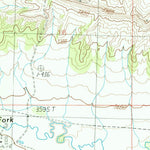United States Geological Survey Fish Dam, MT (1986, 24000-Scale) digital map