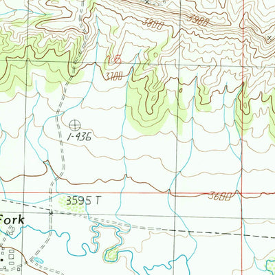United States Geological Survey Fish Dam, MT (1986, 24000-Scale) digital map