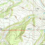 United States Geological Survey Fish Dam, MT (1986, 24000-Scale) digital map