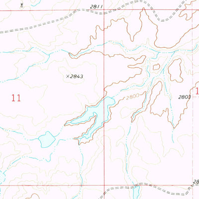 United States Geological Survey Fish Draw, SD (1978, 24000-Scale) digital map