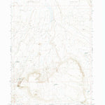 United States Geological Survey Fish Fin Rim, OR (1971, 24000-Scale) digital map