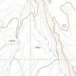 United States Geological Survey Fish Fin Rim, OR (1971, 24000-Scale) digital map