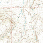 United States Geological Survey Fish Fin Rim, OR (1971, 24000-Scale) digital map