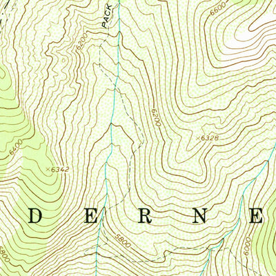 United States Geological Survey Fish Lake, ID (1966, 24000-Scale) digital map