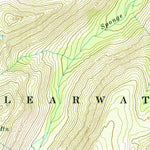 United States Geological Survey Fish Lake, ID (1966, 24000-Scale) digital map