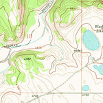 United States Geological Survey Fish Lake, MT (1968, 24000-Scale) digital map