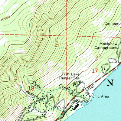 United States Geological Survey Fish Lake, UT (1968, 24000-Scale) digital map