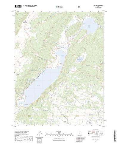 United States Geological Survey Fish Lake, UT (2023, 24000-Scale) digital map