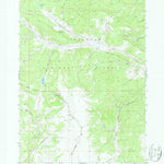 United States Geological Survey Fish Lake, WY (1956, 24000-Scale) digital map
