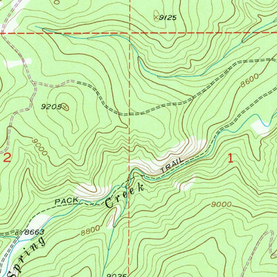 United States Geological Survey Fish Lake, WY (1956, 24000-Scale) digital map
