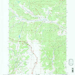 United States Geological Survey Fish Lake, WY (1991, 24000-Scale) digital map