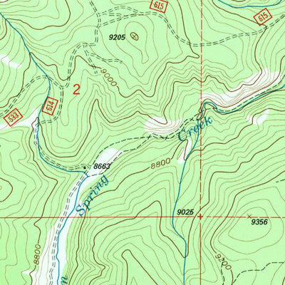 United States Geological Survey Fish Lake, WY (1991, 24000-Scale) digital map