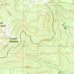 United States Geological Survey Fish Mountain, OR (1989, 24000-Scale) digital map