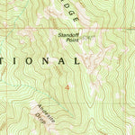 United States Geological Survey Fish Mountain, OR (1989, 24000-Scale) digital map