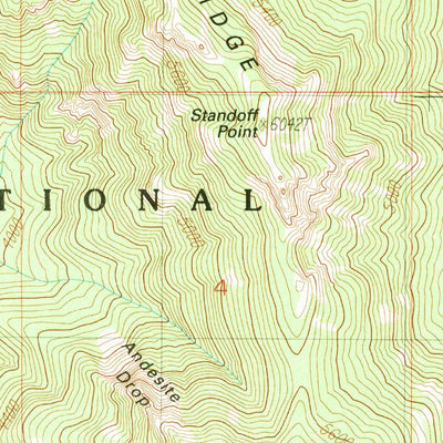 United States Geological Survey Fish Mountain, OR (1989, 24000-Scale) digital map