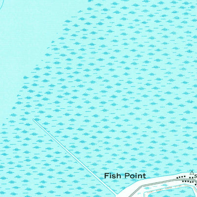 United States Geological Survey Fish Point, MI (1963, 24000-Scale) digital map