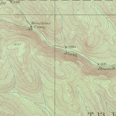 United States Geological Survey Fish River Lake, ME (1931, 62500-Scale) digital map