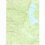 United States Geological Survey Fish River Lake, ME (1985, 24000-Scale) digital map