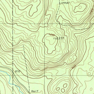 United States Geological Survey Fish River Lake, ME (1985, 24000-Scale) digital map