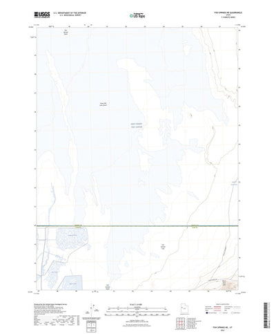 United States Geological Survey Fish Springs NE, UT (2023, 24000-Scale) digital map