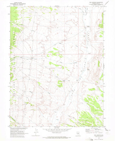 United States Geological Survey Fish Springs, NV (1968, 24000-Scale) digital map