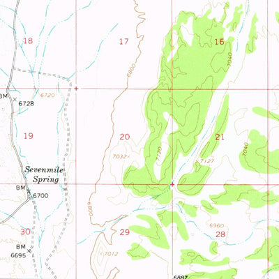 United States Geological Survey Fish Springs, NV (1968, 62500-Scale) digital map