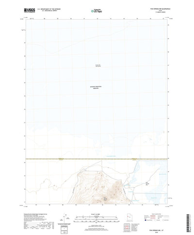 United States Geological Survey Fish Springs NW, UT (2020, 24000-Scale) digital map