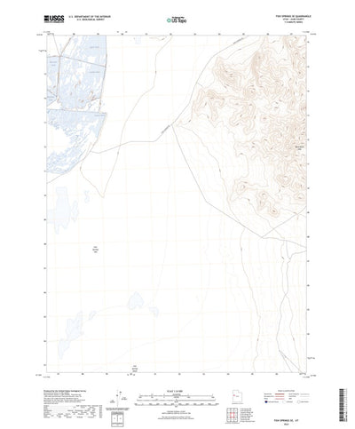 United States Geological Survey Fish Springs SE, UT (2023, 24000-Scale) digital map