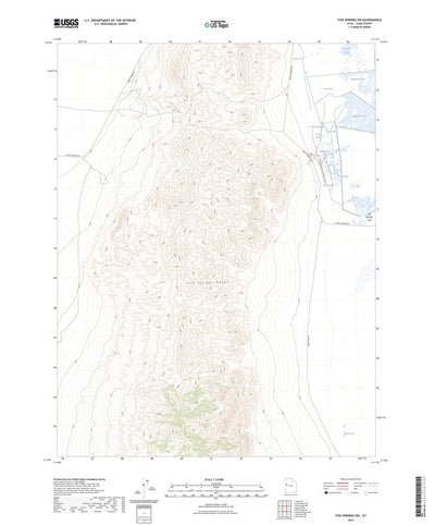 United States Geological Survey Fish Springs SW, UT (2023, 24000-Scale) digital map
