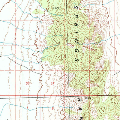 United States Geological Survey Fish Springs, UT (1979, 100000-Scale) digital map