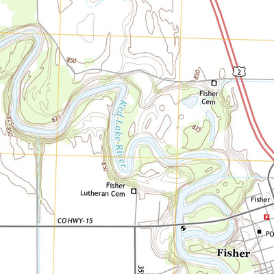 United States Geological Survey Fisher, MN (2013, 24000-Scale) digital map