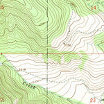 United States Geological Survey Fisher Mountain, MT (1966, 24000-Scale) digital map