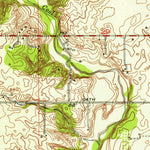 United States Geological Survey Fishers, IN (1952, 24000-Scale) digital map