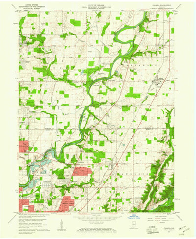 United States Geological Survey Fishers, IN (1959, 24000-Scale) digital map