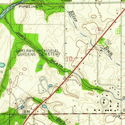 United States Geological Survey Fishers, IN (1959, 24000-Scale) digital map