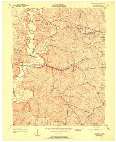 United States Geological Survey Fisherville, KY (1951, 24000-Scale) digital map